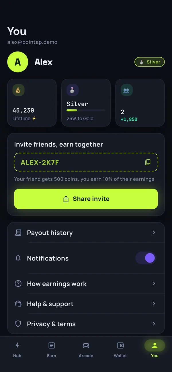 CoinTap screenshot 4
