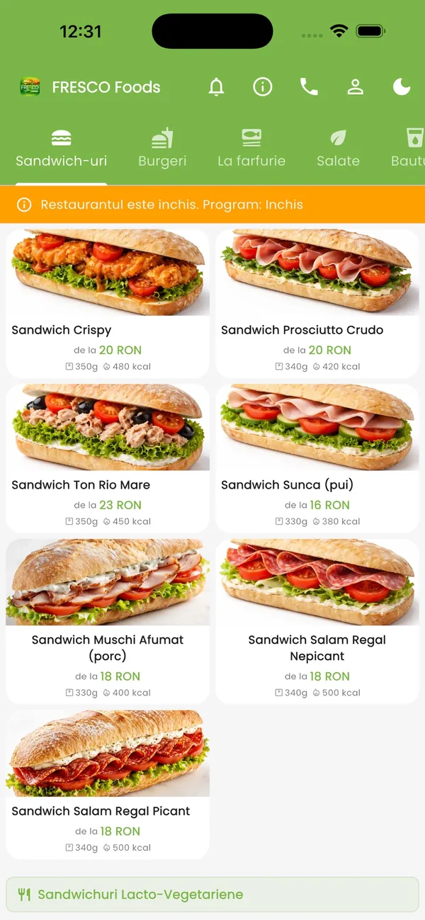 FRESCO Foods Lugoj screenshot