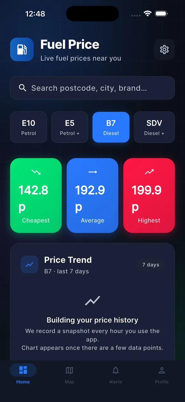 Fuel Price: UK Petrol Map screenshot