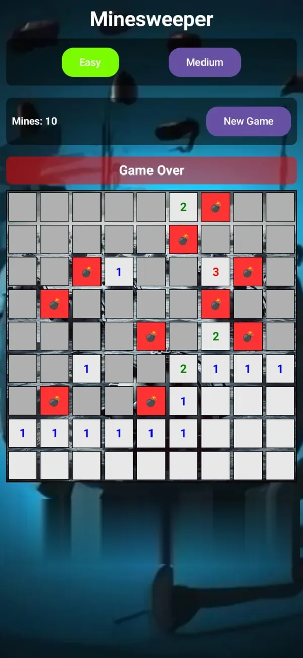 MineSweeper screenshot