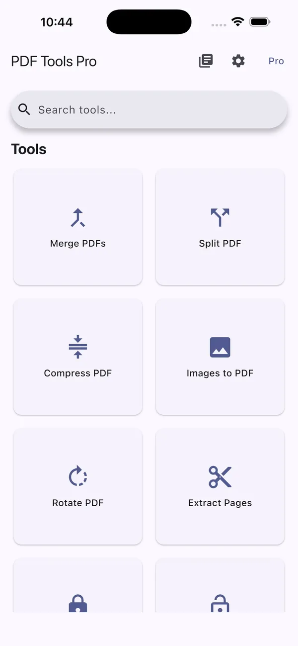 PDF Tools Pro screenshot