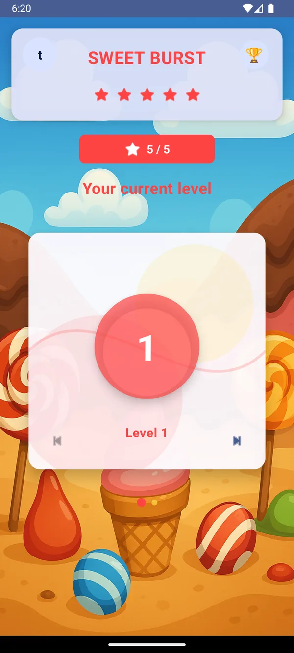Sweet Burst screenshot