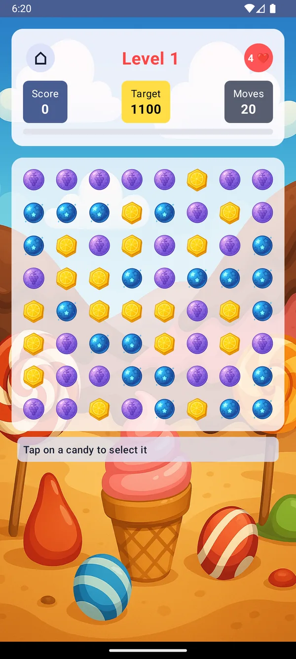 Sweet Burst screenshot
